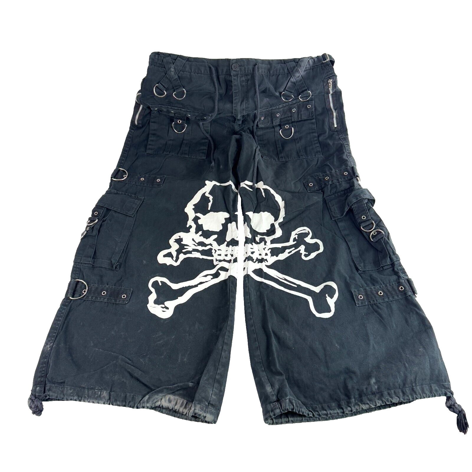 【Rare vintage】Tripp nyc skull zip pants TRIPP NYC - SKULL ZIP OFF PANT RED
