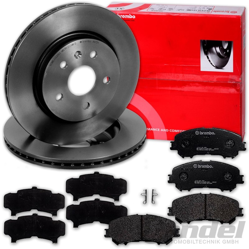 Brembo Disques 296mm + RevÃªTements Avant Convient Pour Nissan X-Trail T32 1.3