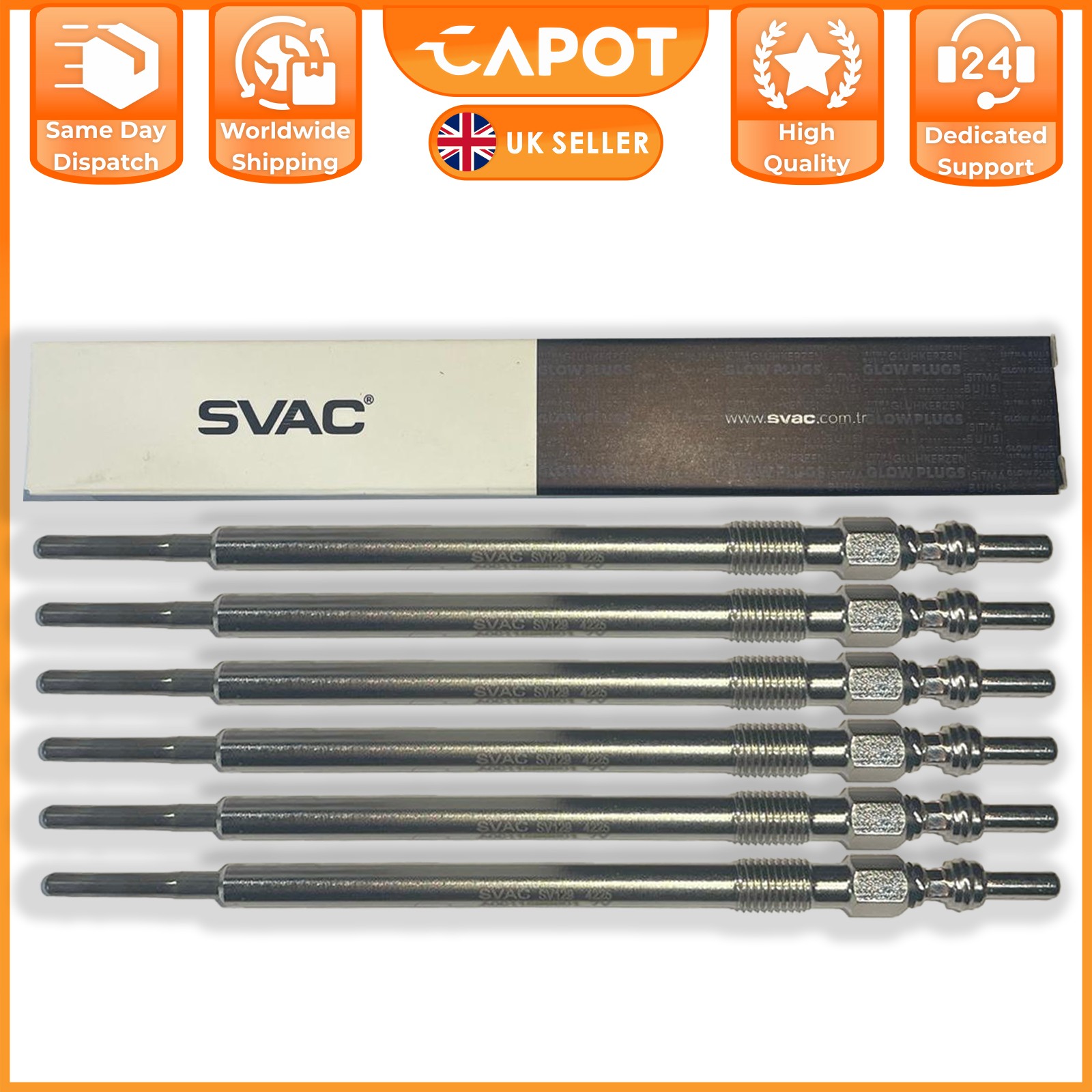 For Mercedes A B C E S G M R Class Vito Sprinter 6X Glow Plugs A0011596601