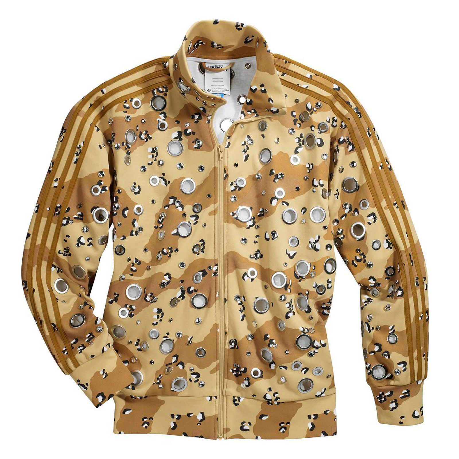 adidas × JEREMY SCOTT ゴールド刺繍トラックジャケットXS JEREMY SCOTT - 希少 adidas JEREMY SCOTT トラックジャケット