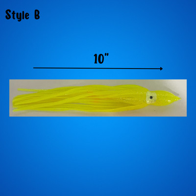 10'' Squid skirts 3pk , NEW