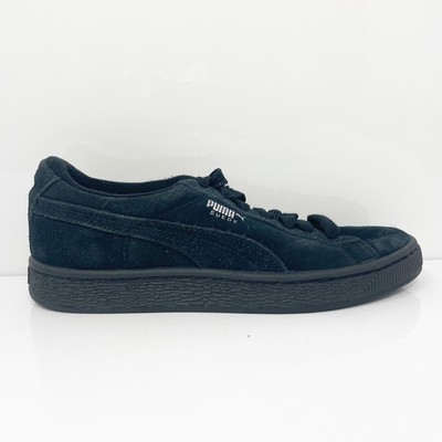 

Puma Boys Suede 355110 52 Черная повседневная обувь Кроссовки Размер 5.5C, Черный, Suede