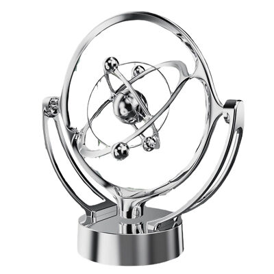 Newton Pendulum Kinetic Art Perpetual Mobile Swinging See Saw Motion Battery Toy