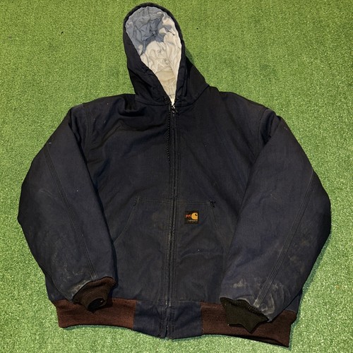 Carhartt FR Full Zip Hooded Work Jacket - Mens Size XL