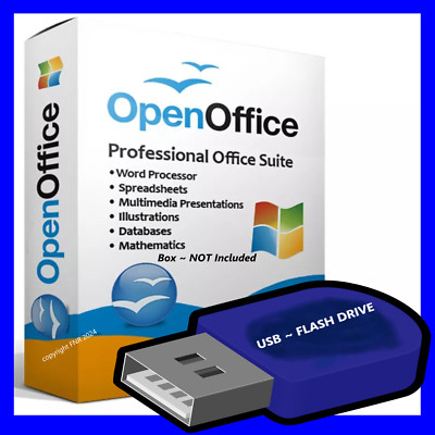 OpenOffice Software Suite ~ Windows Word Processing ~ Home Student Business USB