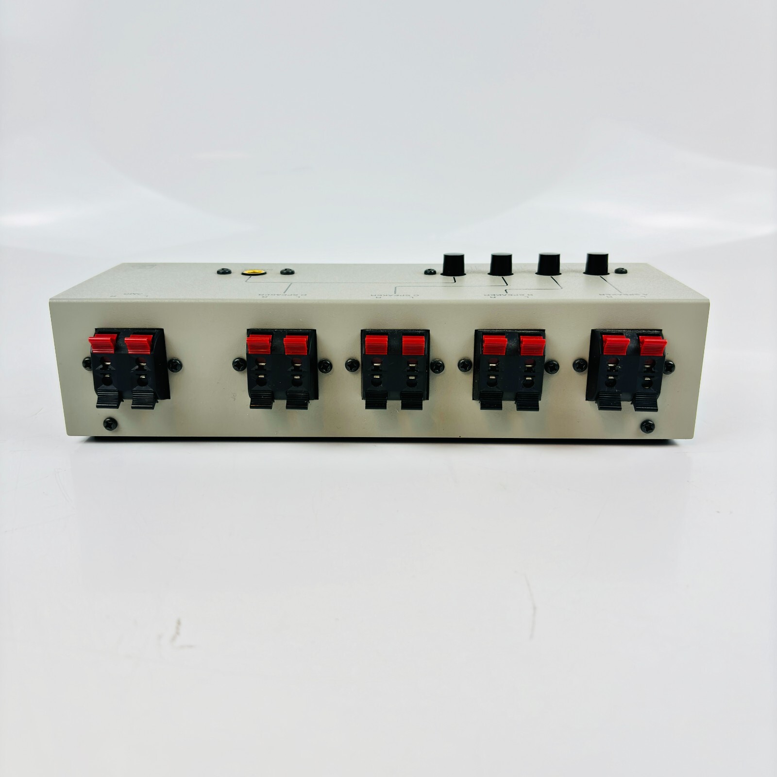 LUXMAN AS-5Ⅲ LUXMAN AS-5III Speaker Line Selector Silver Gray from japan