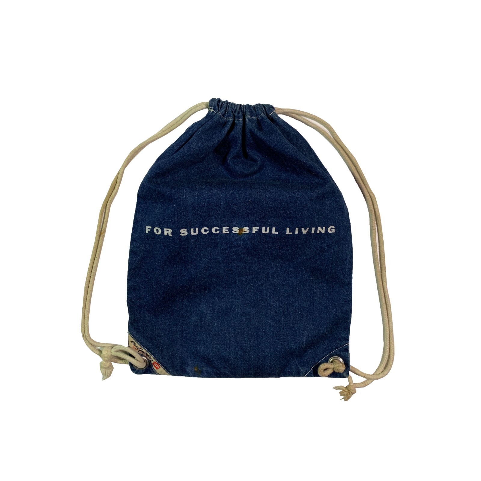 Vintage Diesel Drawstring Bag For Successful Living Y2k