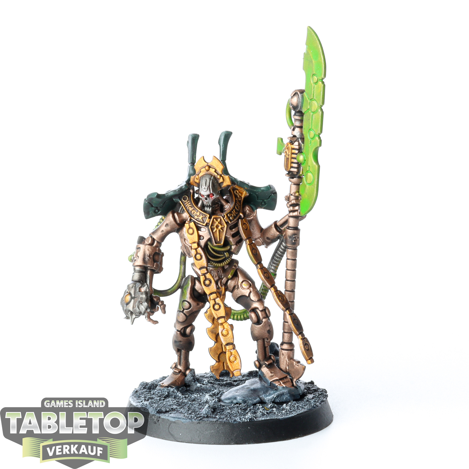 Necrons - Overlord with Tachyon Arrow - bemalt
