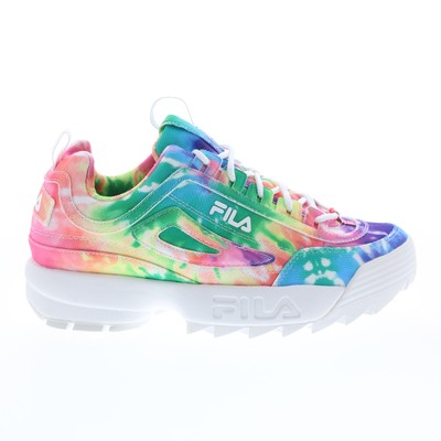 Fila Disruptor II Tie Dye 5XM00819-775 Женские синие кроссовки Lifestyle Обувь 9