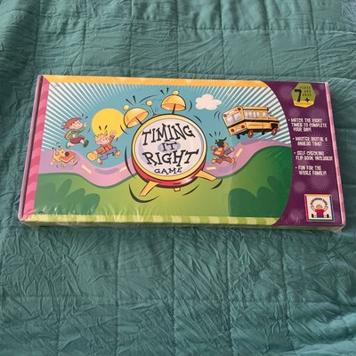 Learning Resources 'TIMING IT RIGHT' Children's Time Telling Game Sealed
