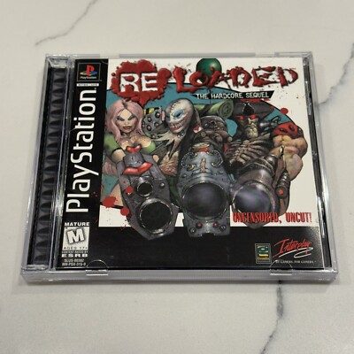 Re-Loaded: The Hardcore Sequel (PS1, 1996) VGC/NM Disc Complete CIB Manual Reg
