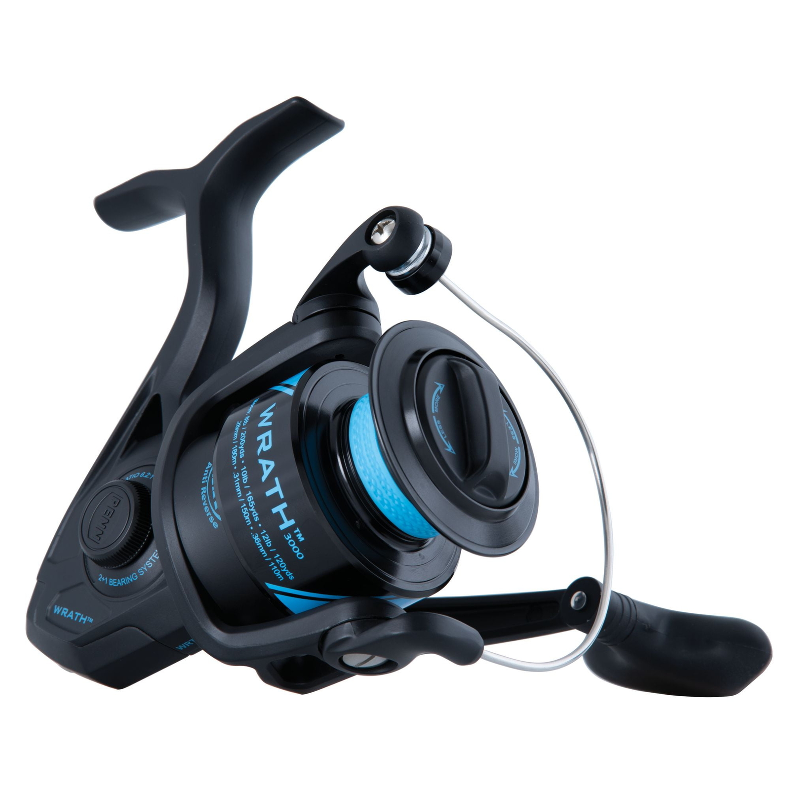 PENN Wrath Spinning Inshore Fishing Reel, Size 3000 (1505204
