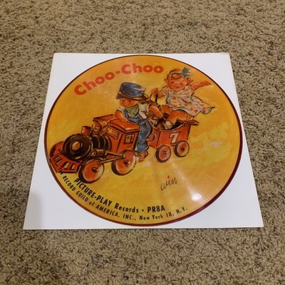 78 RPM Record Picture Play Record Rare Children's Picture Disc VG+ Vintage