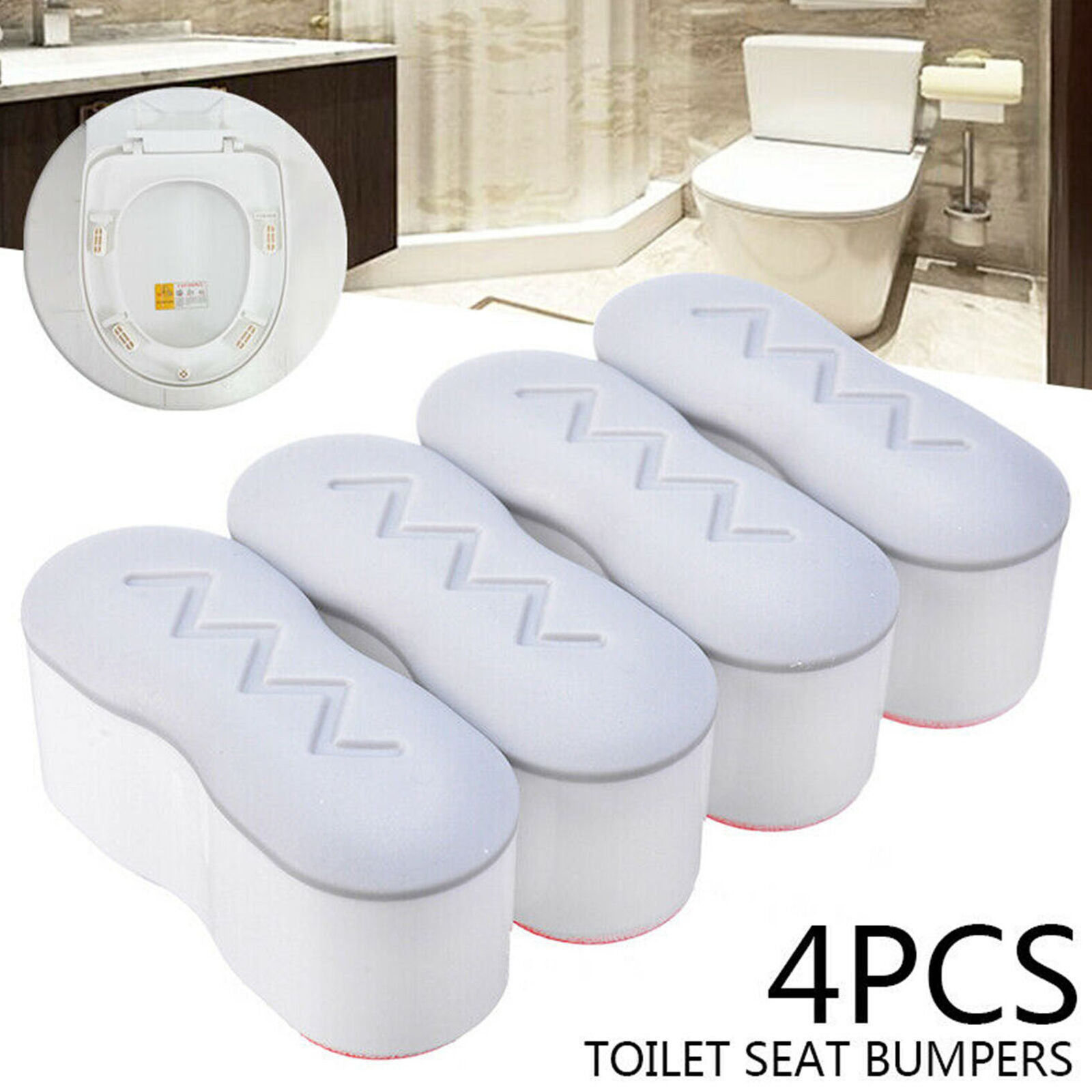 Bumpers, Universal Toilet Lid Bumper Rubber Bumpers Each Us