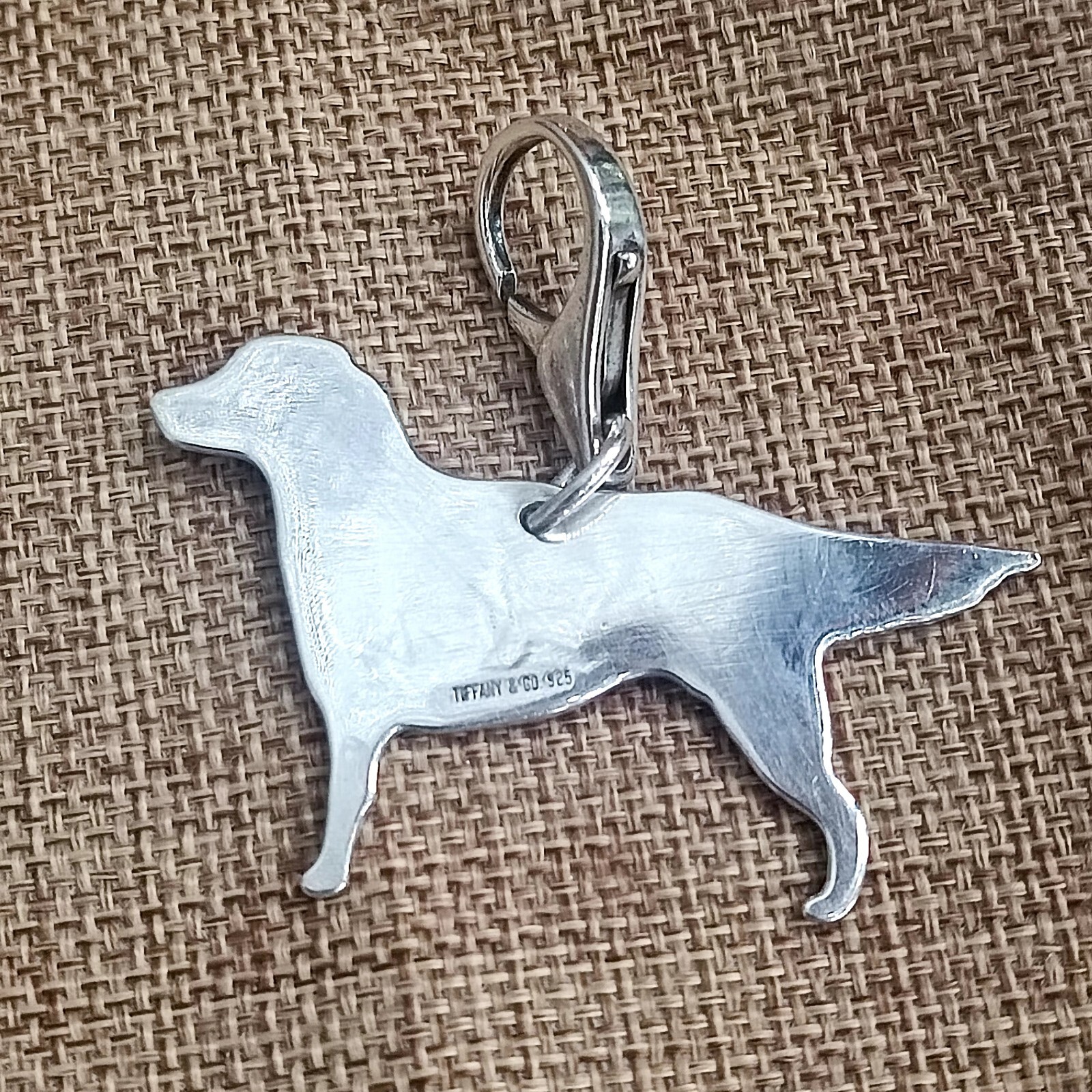 c052 美品　ティファニー　ドッグ　チャーム　ゴールデンレトリバー　犬　925 c052 美品 ティファニー ドッグ チャーム ゴールデンレトリバー