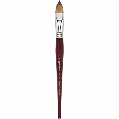 Escoda Prado Tame Synthetic Brush Series 1461 - Filbert, Short Handle, Size 18