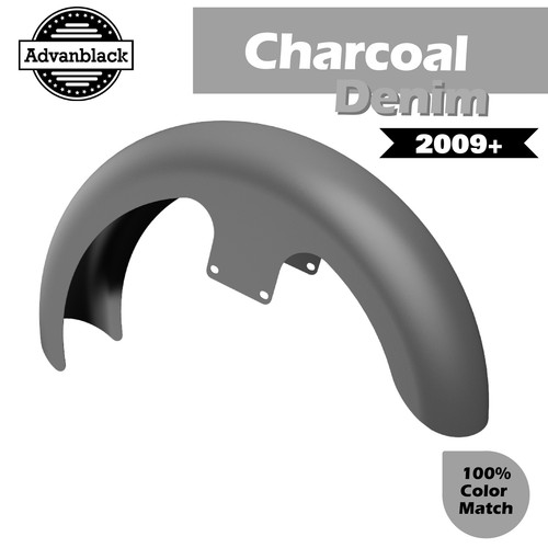 Charcoal Denim 21'' Reveal Wrapper Hugger Front Fender Fits
