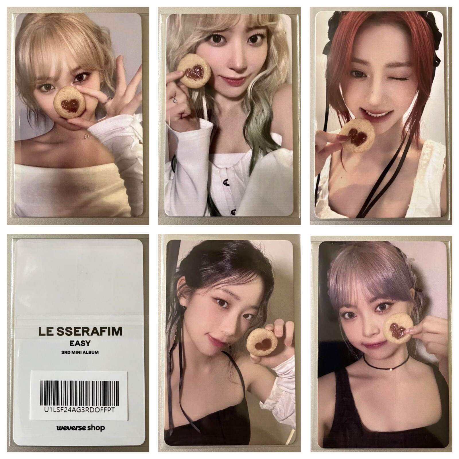 LE SSERAFIM easy weverse スペシャルカード コンプ LE SSERAFIM EASY Weverse Global Fansign Event Official