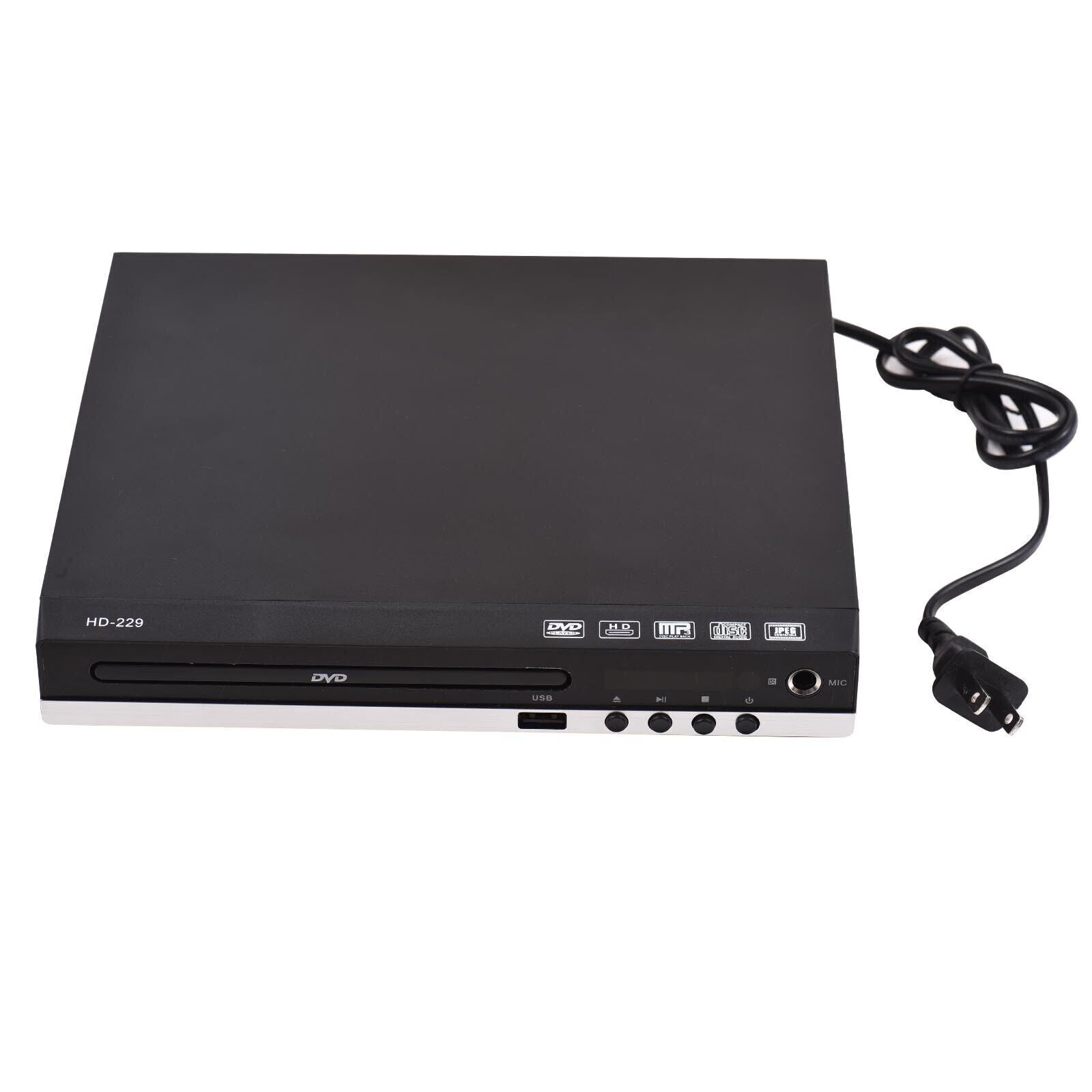 1080p DVD Player All Region Free DVD CD USB Player with HD+RCA Output US C7N0