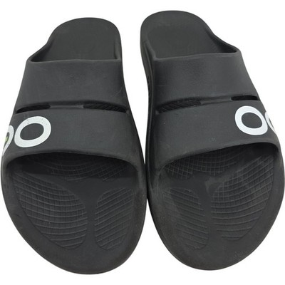 OOFOS OOahh Slide Sandals Recovery Comfort Footwear Black Size M13/W15 EU46