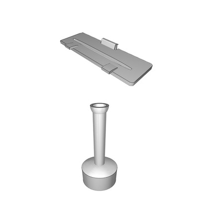 Coperchio Batteria per Mouse Wireless A4TECH Ricambio Stampato 3D Parte