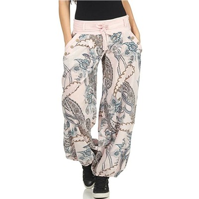 Women Boho Gypsy Hippie Palazzo Harem Pants Wide Leg Casual Loose Yoga Trousers