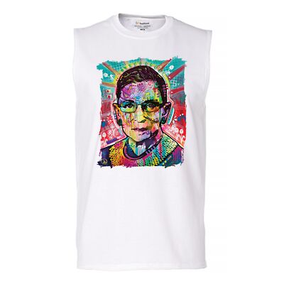 Dean Russo Ruth Bader Ginsburg Muscle Shirt Pop Culture Icon RBG Men's