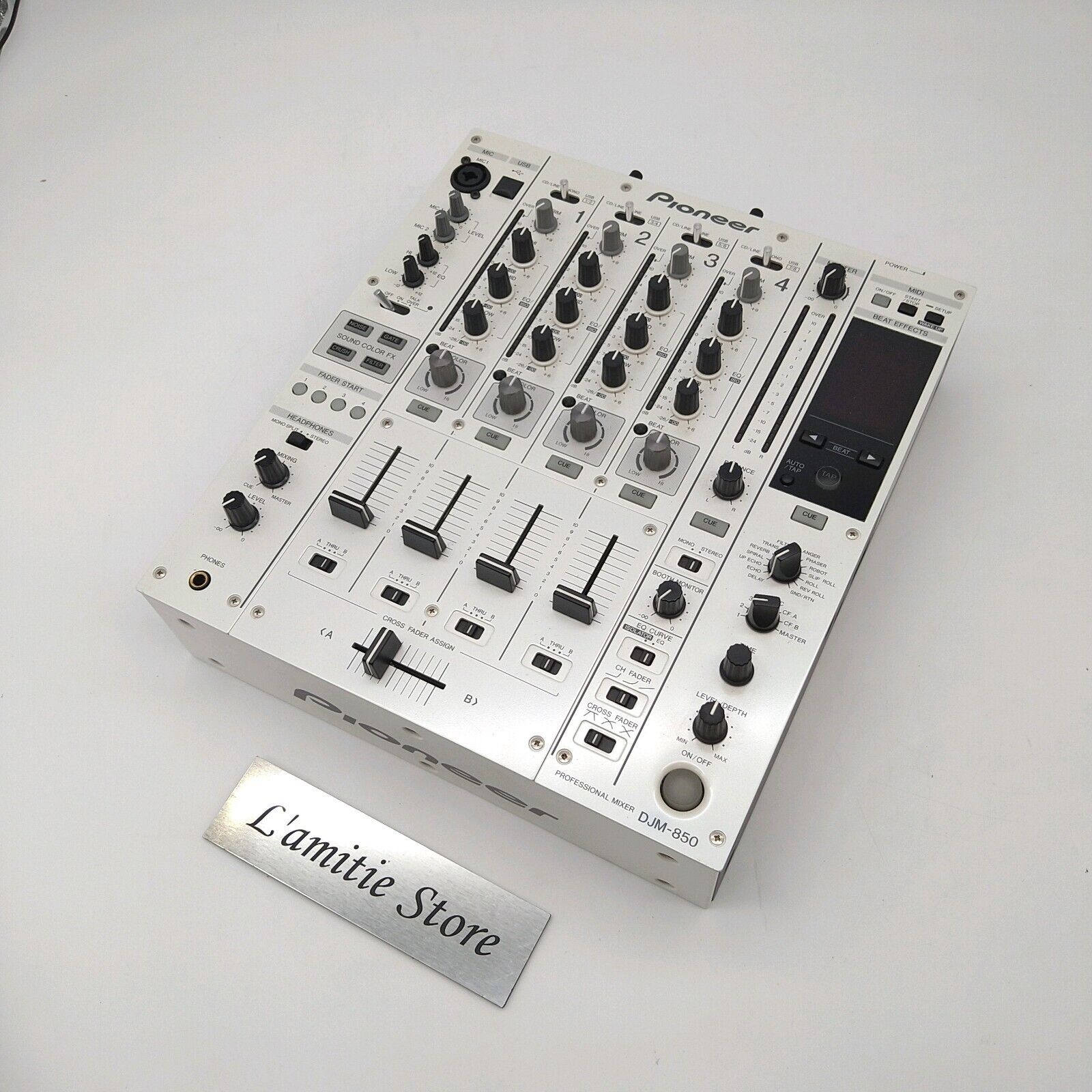 Pioneer DJM-850-W White Pro Digital DJ Mixer 4-Channel Pioneer DJM-850-W White Pro Digital DJ Mixer 4-Channel