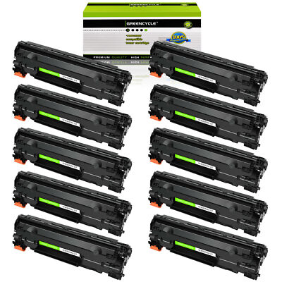 10PK CF283X 83X Toner Cartridge Compatible with HP LaserJet Pro M202dw M225rdn