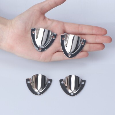 4Pcs Clam Shell Midget Vent Hose Cable Cover Marine Boat Stainless Steel Vent