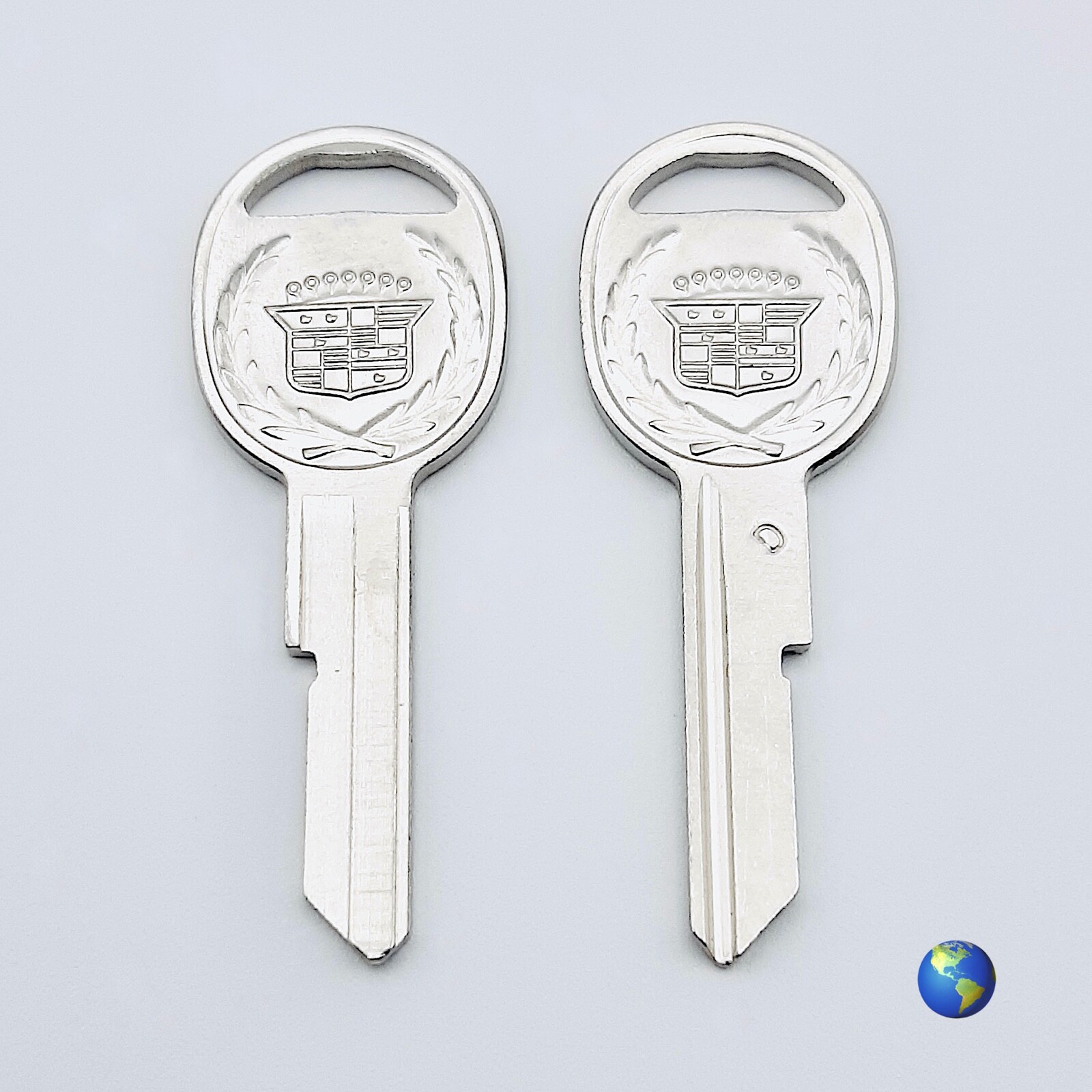ORIGINAL B51-D Emblem Key Blanks for Various Models by General Motors (2 Keys)
