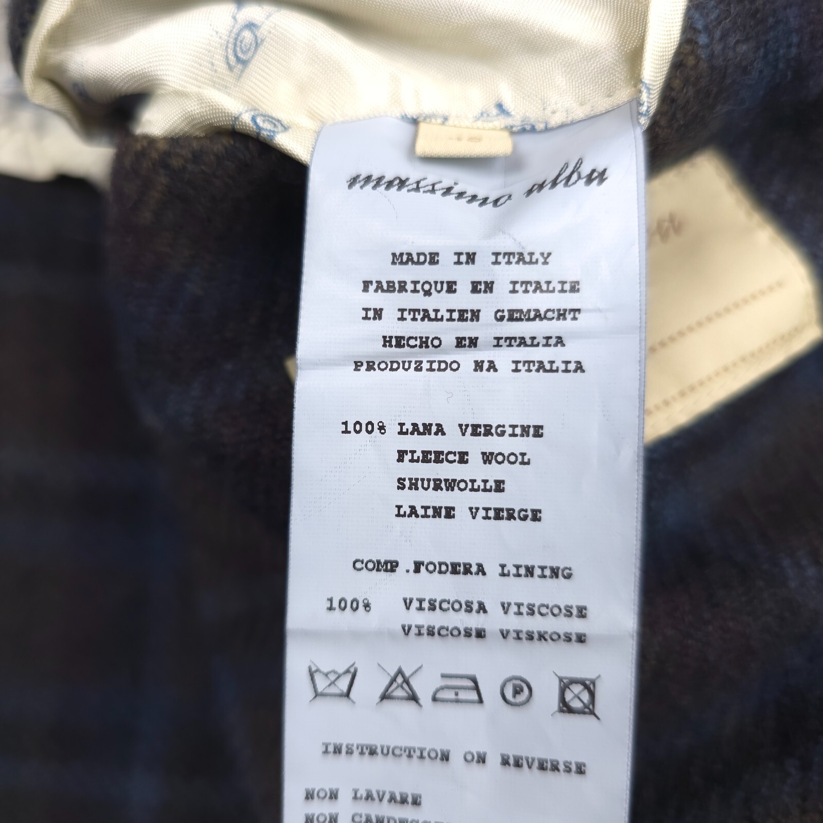 Pre-owned Massimo Alba $1775  Moon Rock Wool Tweed Blazer Jacket Mens Us 38r (italy 48r) In Green