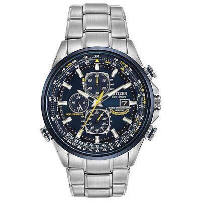 Pre-owned Citizen 2017 Promaster Sky At8020-54l Blue Angels Men's Watch Stainless Steel