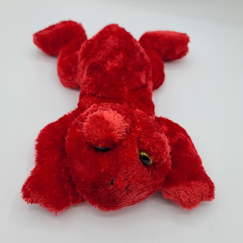 Target Red Frog Large Gold Black Eyes  Plush Toy Stuffed Animal