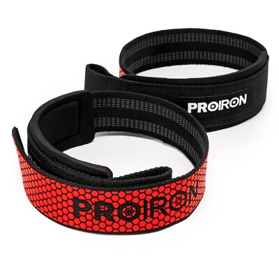 Weight Lifting Straps to Improve Grip (Pair) Cushioned | ProIron PRO-ZLD01-1