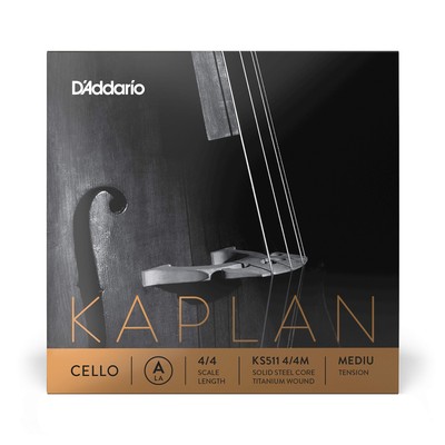 D'Adario Cello Kaplan Single A-String Ks511 4/4Scale Length Medium tension