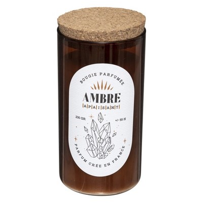 Duftkerze im Glas 230 g ambra Paraffin Brenndauer 55 h Höhe 12 cm Atmosphera