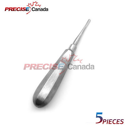 SET OF 5 DENTAL ELEVATOR # 301 SURGICAL DENTAL INSTRUMENTS