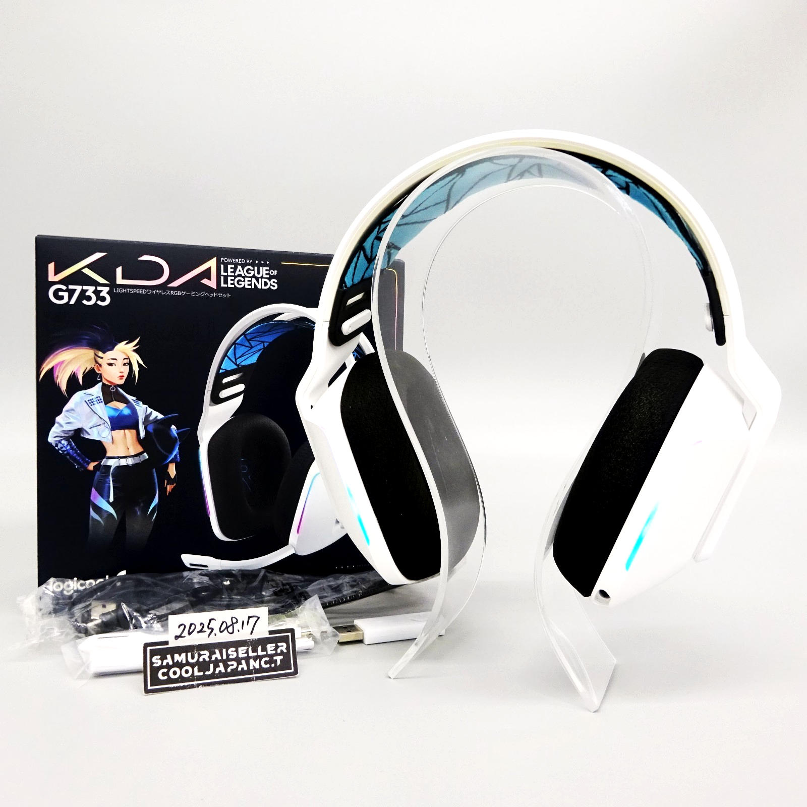 Logitech Logicool G733 KDA LIGHTSPEED Wireless White Gaming