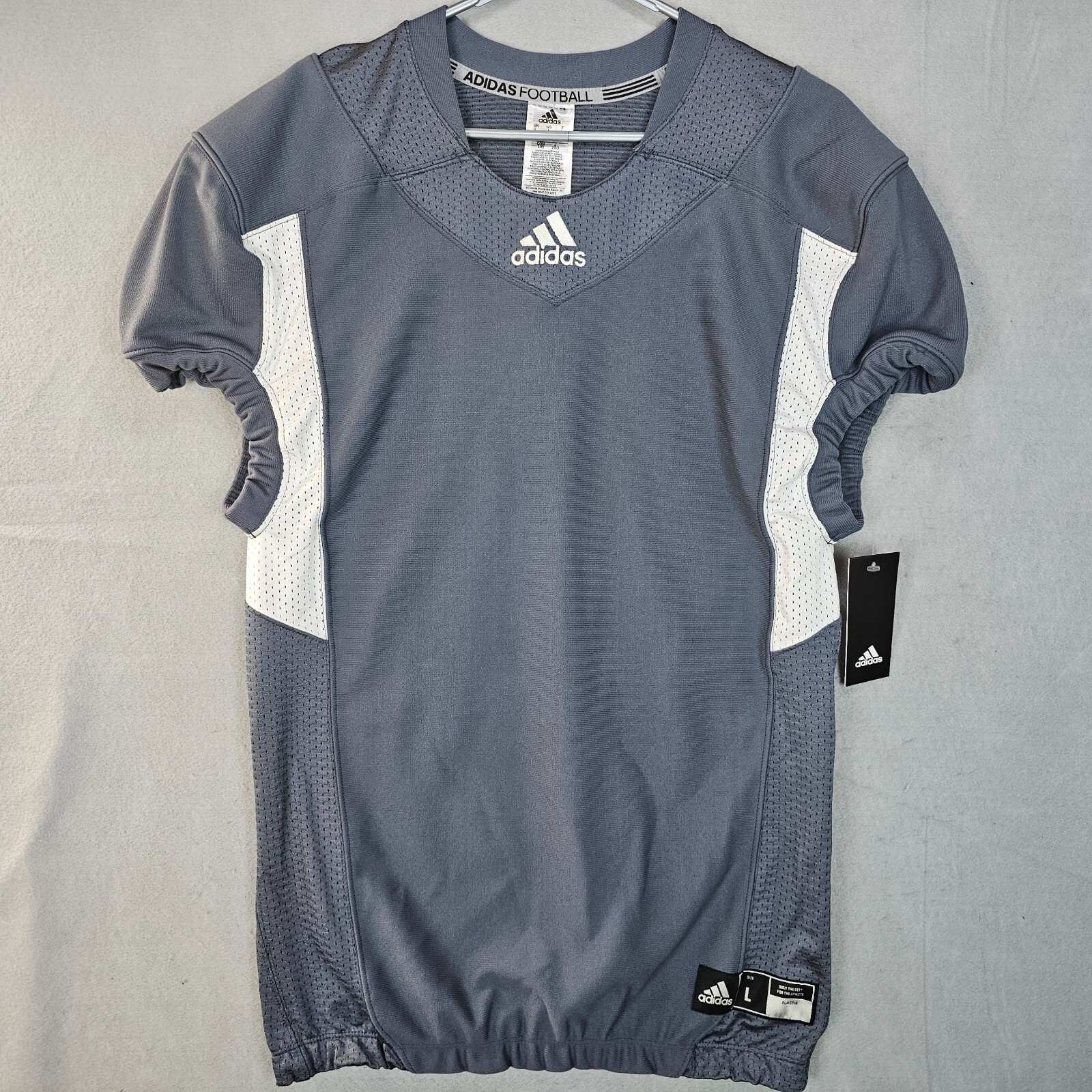 Tシャツ・カットソー [NICEGHOSTCLUB]MESH FOOTBALL HALF JERSEY_GREY(NG2EMUT504A) mesh football half jersey[grey] - niceghostclub