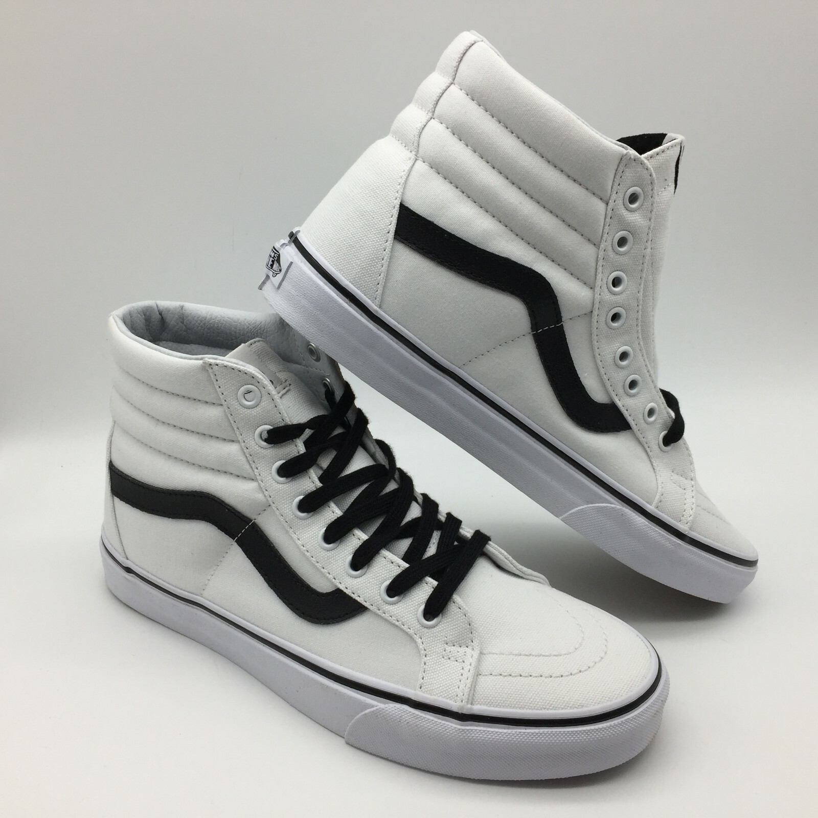 vans canvas sk8 hi white