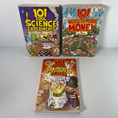 3x 101 Cool Science Experiments & Magic with Glen Singleton Paperback