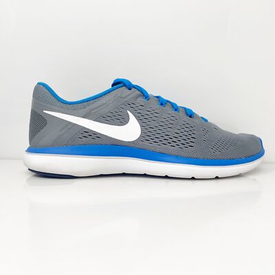 

Кроссовки Nike Mens Flex 2016 RN 830369-004 серые кроссовки размер 7,5, Синий, Flex 2016 RN