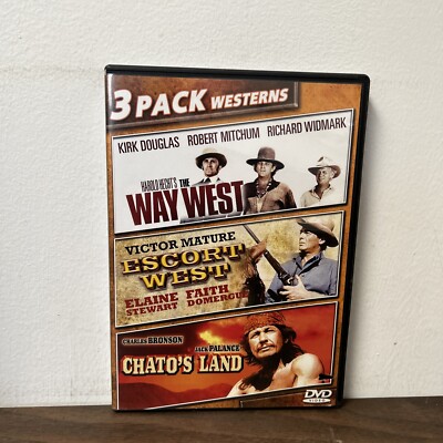 Guns  Outlaws: The Way West/Escort West/Chatos Land (DVD)