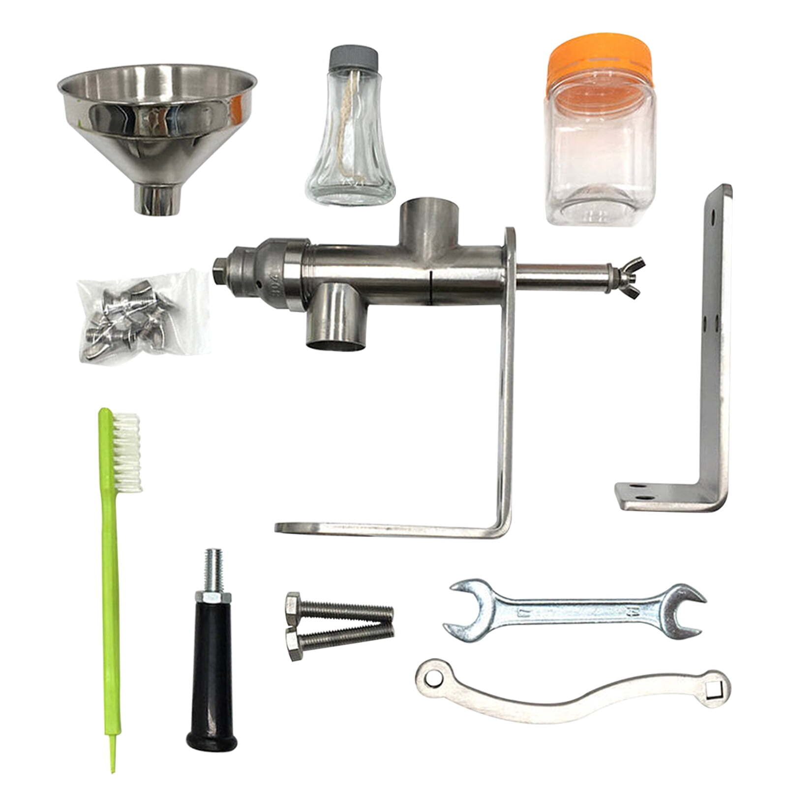 HD Manual Oil Press Machine Expeller Extractor Stainless Steel#304 Homemade Oil