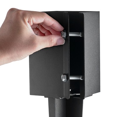 VEVOR Fence Post Anchor Ground Spike 8 Pack 36 x 4 x 4 In Metal Fence Stakes