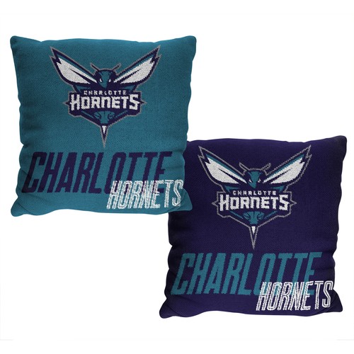 Двухсторонняя жаккардовая декоративная подушка Northwest NBA Charlotte Hornets
