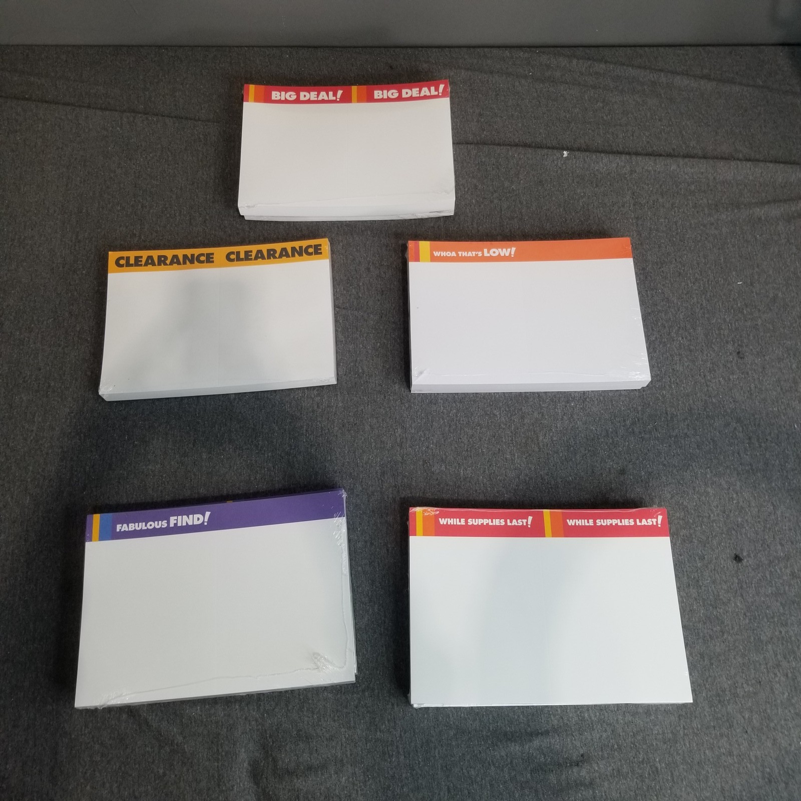 Big Lots Lot Of 9 NEW Store Signs See Description