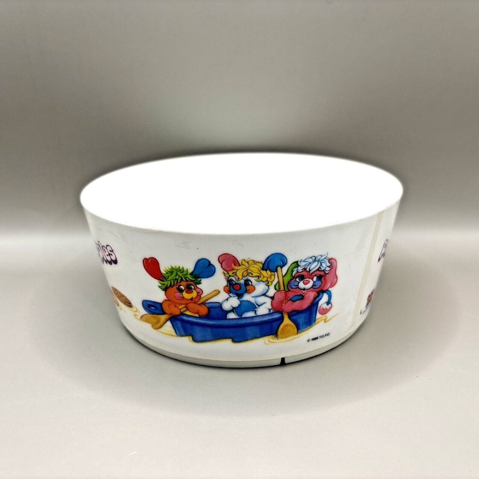 Vintage POPPLES 1980’s Deka Plastics Kid’s Bowl Retro Nostalgic Dinnerware