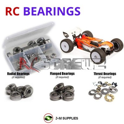 RCScrewZ Metal Shielded Bearings ser047b for Serpent Cobra-TE (SER600033) | SET